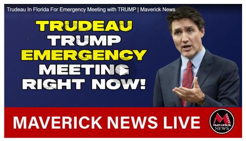 Trump Trudeau Maralago meeting screenshot