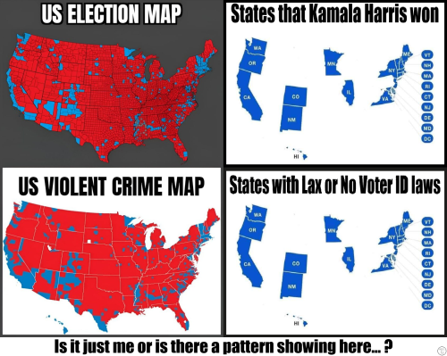 demokkkrat voter pattern shown