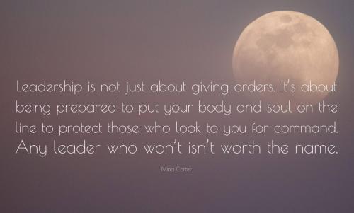 1- Leadership Isn't Giving Orders