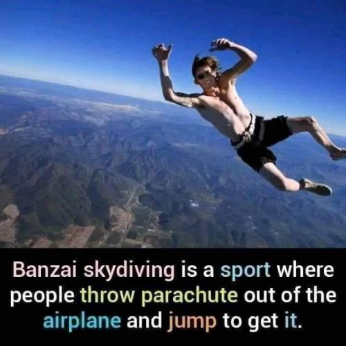 extreme sky diving