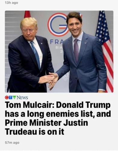 Trudeau is on it