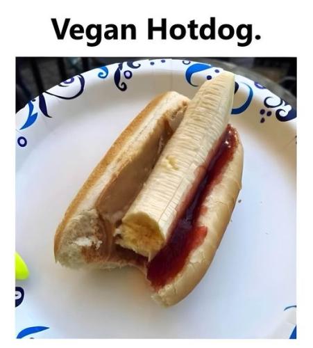 vegan hot dog