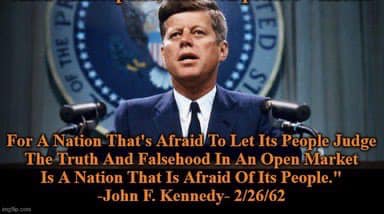 JFK on censorship of truth