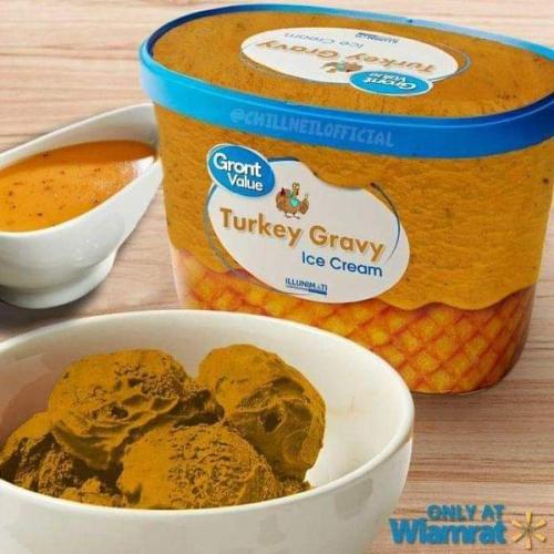 turkey gravy ice cream