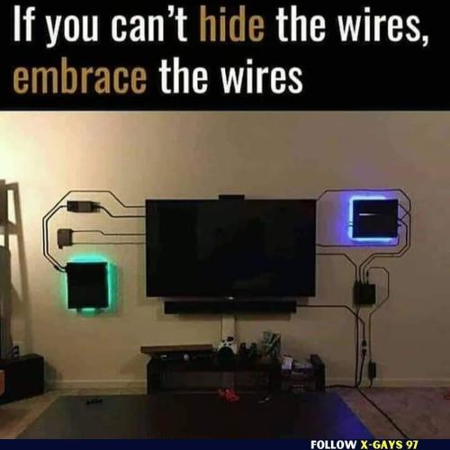 cant hide the wires