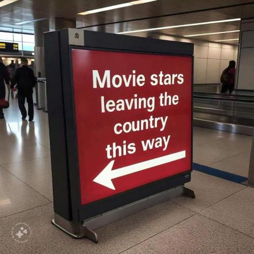 Movie starts leaving country