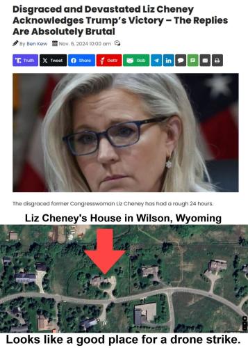 Disgraced and Devastated Liz Cheney