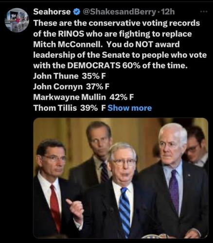 RINO'S THAT VOTED DEMONRAT