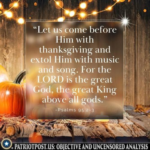 Psalms 95.2-3