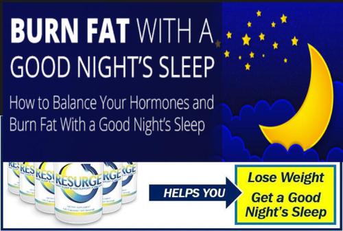 Resurge weight loss sleep supplement and sleep