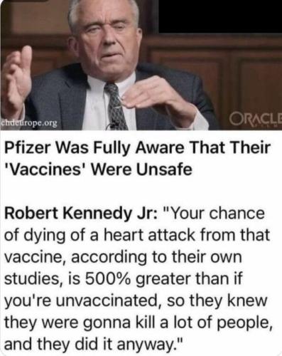 PFIZER KNEW VACCINE KILLED