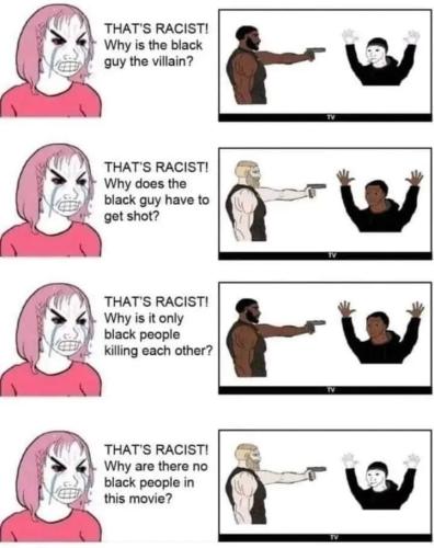 everything is racist to leftards