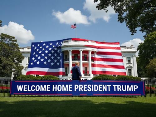 Welcome Home trump 1
