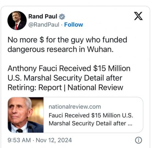 Rand Paul tweet