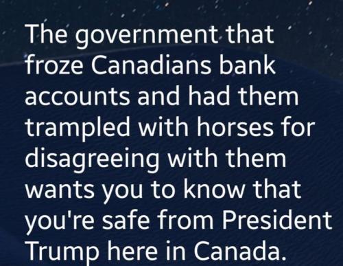 you're safe in Canada