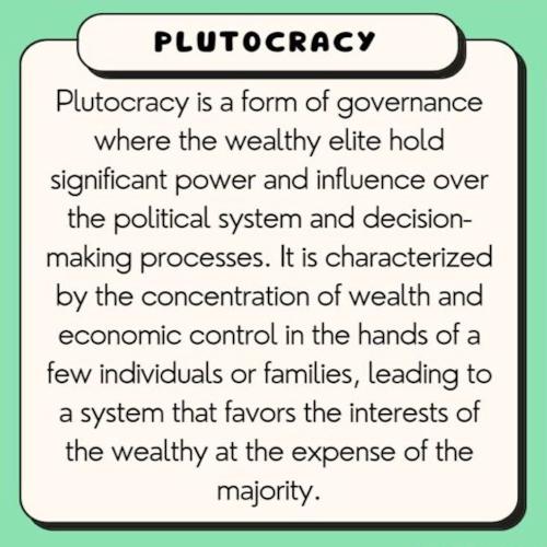 plutocracy