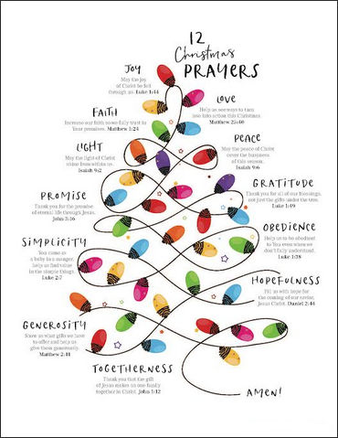 12 prayers of Christmas