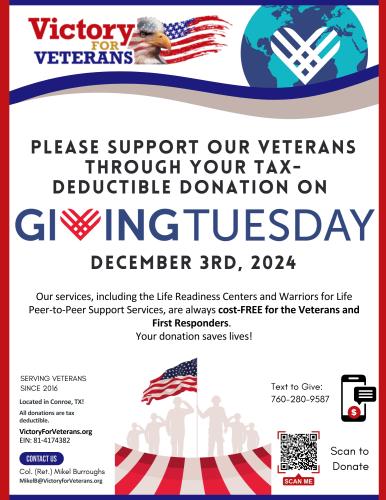 VFV Giving Tuesday 2nd Flyer