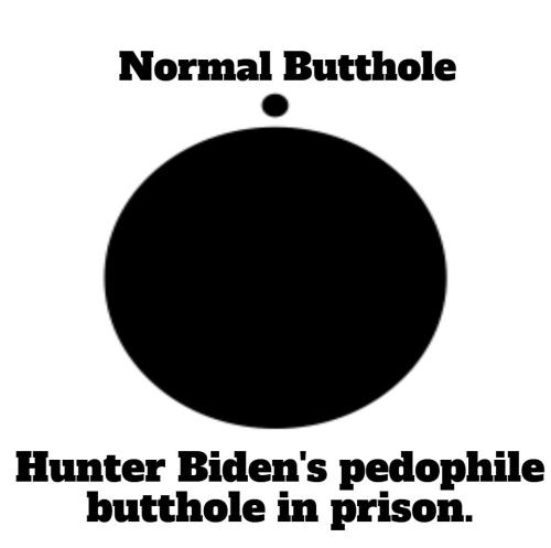 Hunter Biden's pedophile butthole in prison.960px