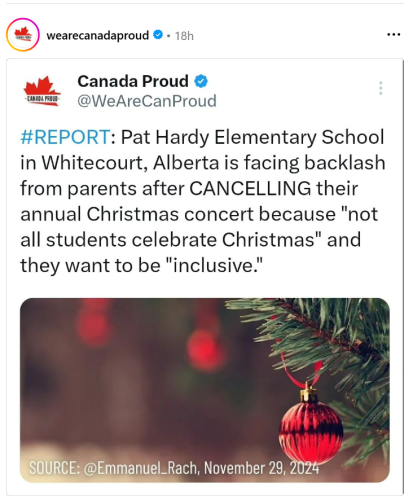 school concert cancelation