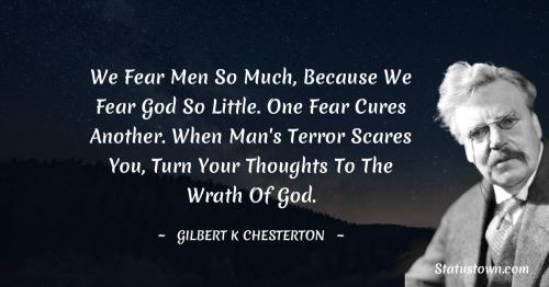 Fear the Wrath of God - GK Chesterton-21367