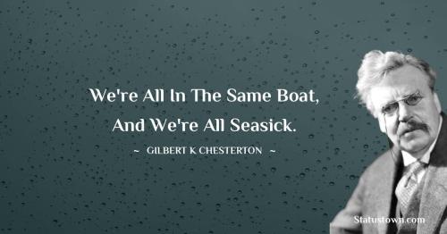 Seasick - Same Boat G.K.Chesterton-21368