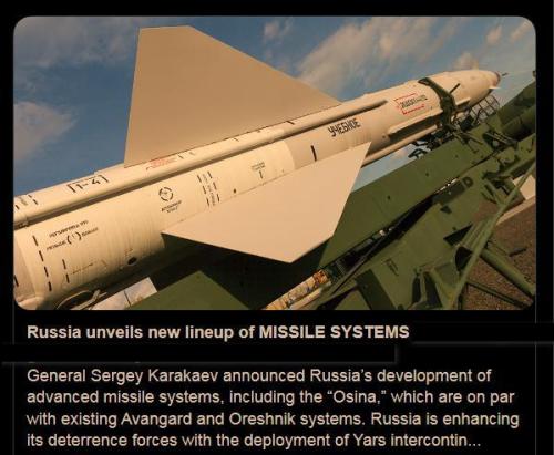 RUSSIA NEW MISSILES