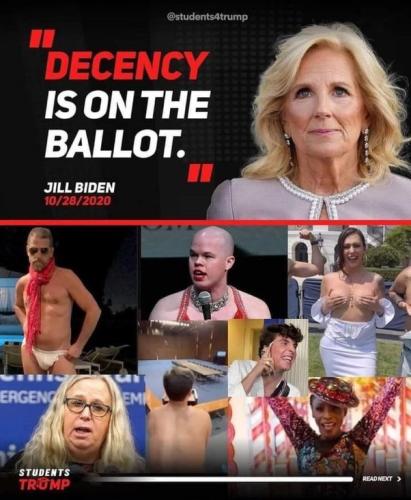 JILL BIDEN DECENSY