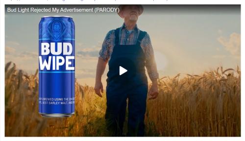 Bud Light rejected my ad screenshot