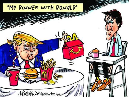 dinner with donald