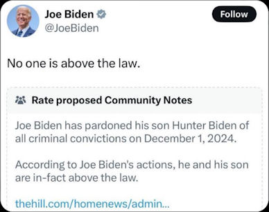 no one is above the law