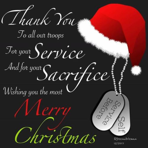 1-Merry Christmas Service Members