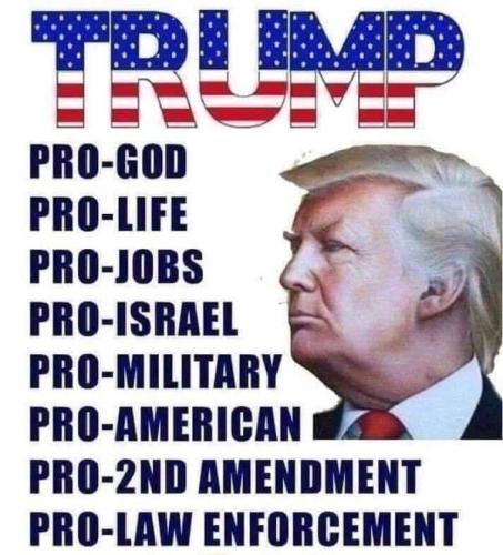 TRUMP PRO GOD