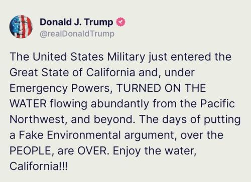 water to california s