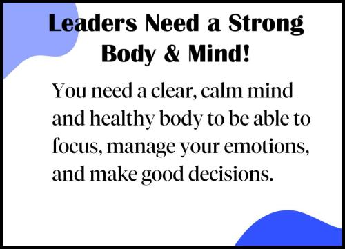 1-Leadership - Strong Body & Minds