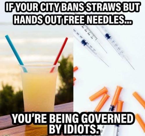 straws and needles