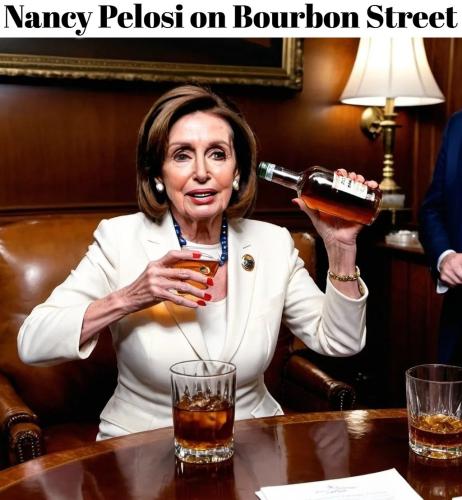 Nancy Pelosi Bourbon Street