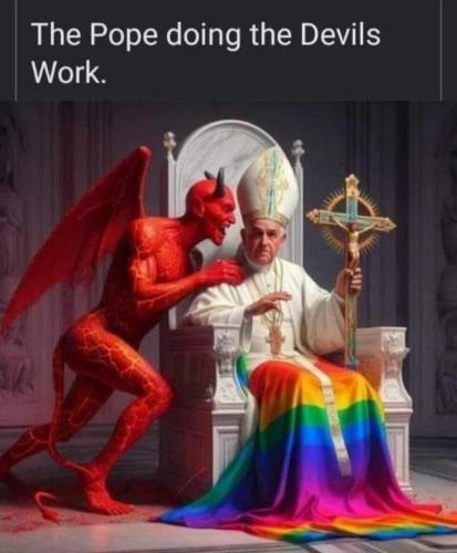 Pope doing the devils work960px