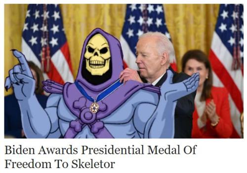 biden awards