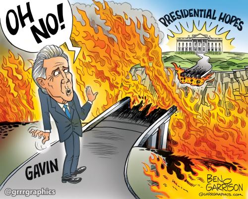 ben garrison gavin_newsom_fires