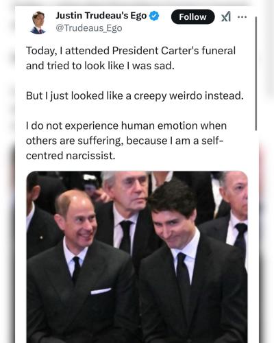 trudeaus ego speaks