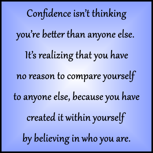 Confidence Is