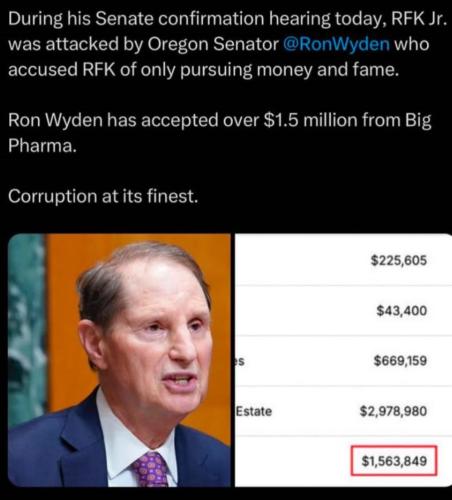 Ron Wyden Big Pharma