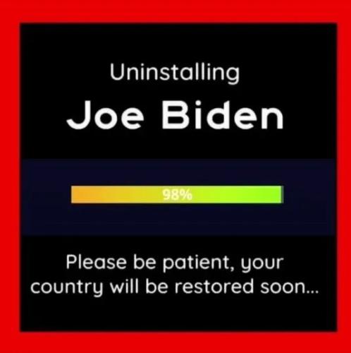 uninstaling biden