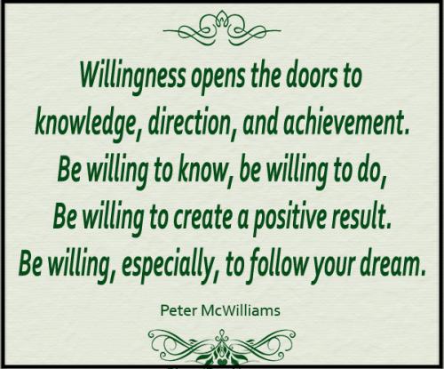 1-Willingness