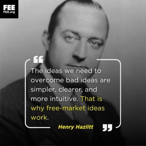 henry hazlitt free market