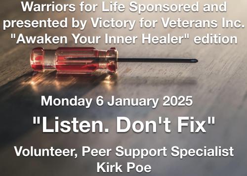 1-Listen - Don't Fix