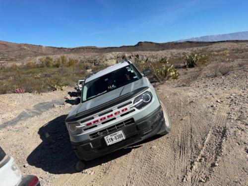 Off roading with the Bronco