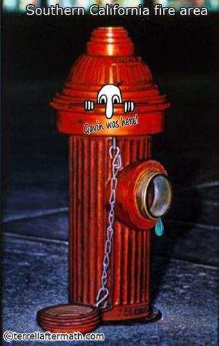 california fire hydrant 666