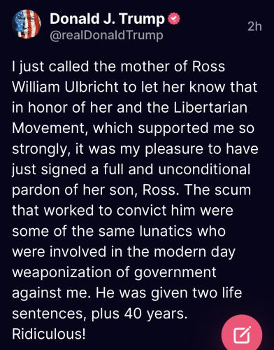 J6 Prisoner Ross William Ulbricht